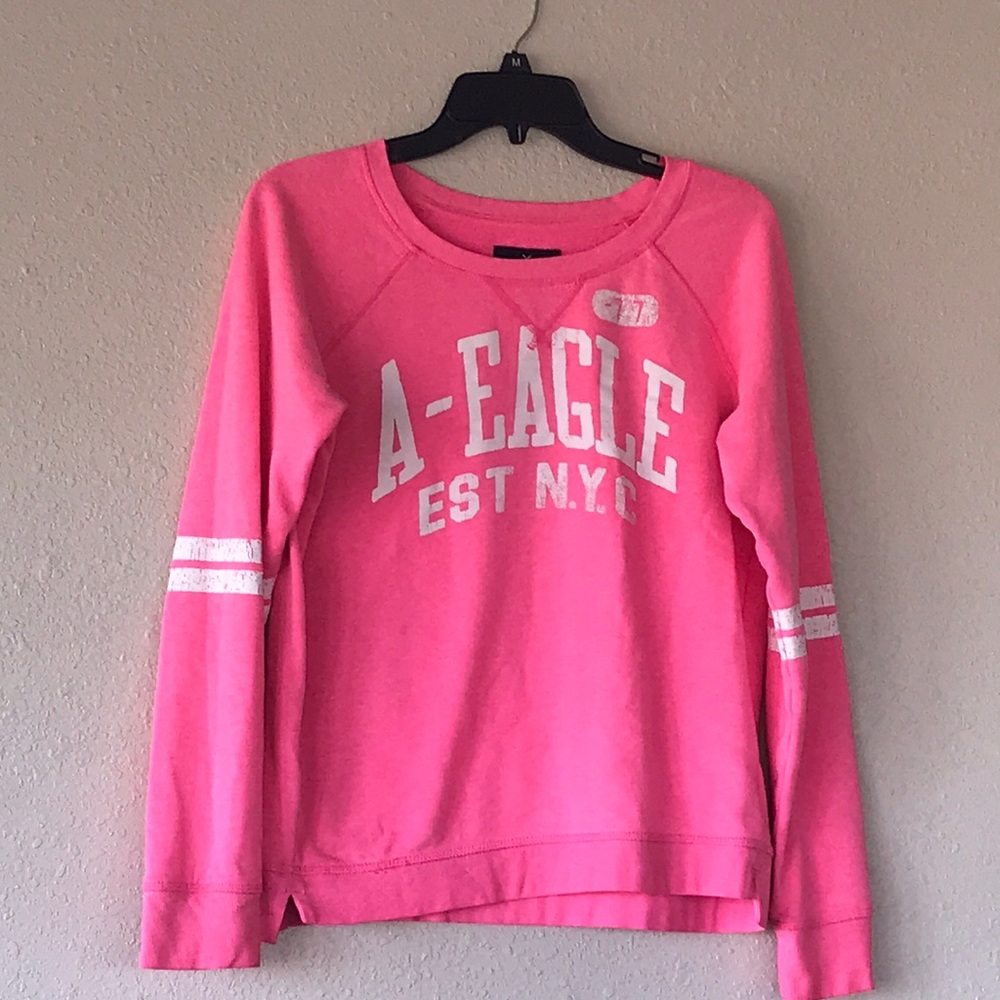 American eagle pink sweatshirt